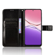 Etui z klapką do Oppo A5x, Crazy Horse Wallet, czarne