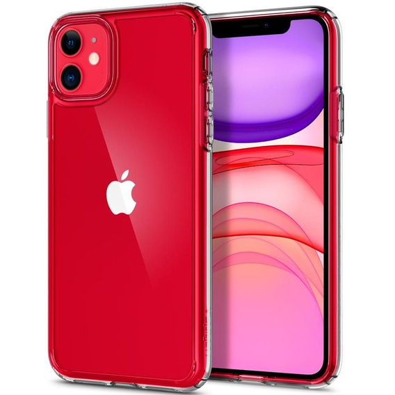 Etui Spigen do iPhone 11, Ultra Hybrid, Crystal Clear, przezroczyste