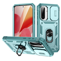 Etui do Samsung Galaxy A56 5G, KickStand Camera Lens, zielone