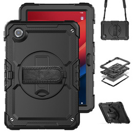 Etui pancerne do Lenovo Tab M11, ochronne 360 z miejscem na rysik, czarne