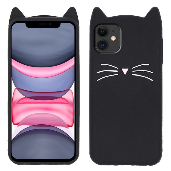 Etui 3D KOT do iPhone 11, Black