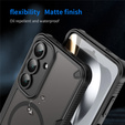 Etui Matt Case do Samsung Galaxy S25 FE, do MagSafe, wzmocnione, matowe czarne