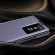 Etui z klapką do Samsung Z Fold6 5G, Smart View Wallet, lawendowe