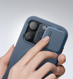 Etui do iPhone 16 Pro, Suritch Shockproof, do MagSafe, granatowe