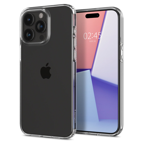 Etui Spigen do iPhone 15 Pro, Liquid Crystal, Przezroczyste