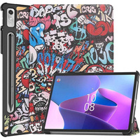 Etui do Lenovo Tab P11 Pro Gen 2 TB132FU TB132XU 11.2", Trójdzielne z miejscem na rysik, Graffiti