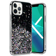 Etui do iPhone 13 Pro Max, Glittery, czarne