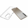 Etui cienkie do Motorola Moto G51 5G, Slim, przezroczyste