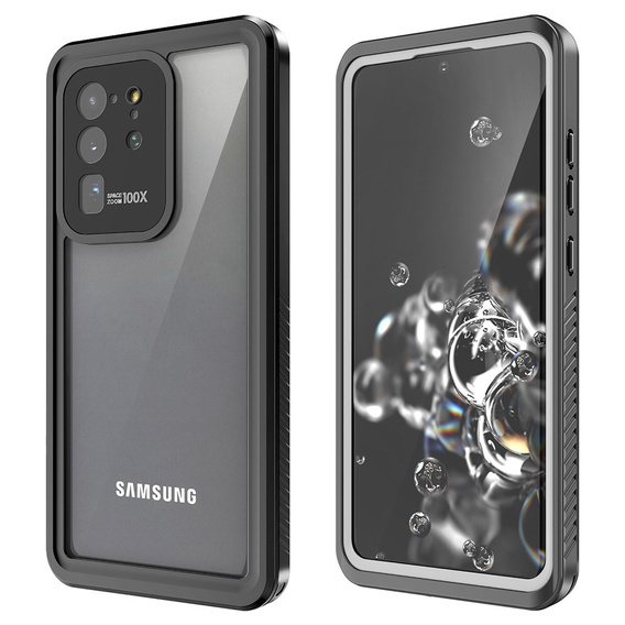 Etui Wodoodporne IP68 do Samsung Galaxy S20 Ultra, czarne