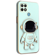 Etui do Oppo A15/A15S, Astronaut, zielone