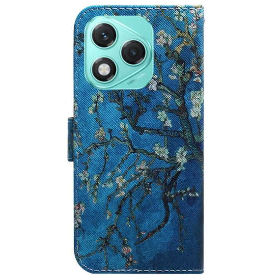 Etui portfelowe do Honor 400 Lite - kwiaty moreli