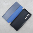 Etui do Honor 70 5G, z klapką Side View, niebieskie