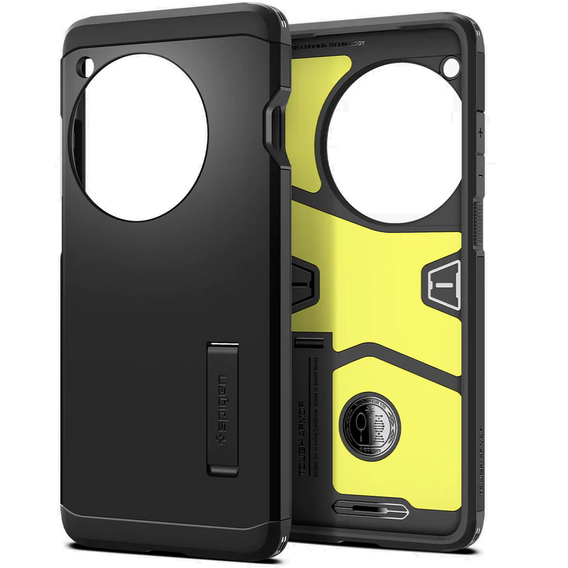 Etui Spigen do OnePlus 12 5G, Tough Armor, pancerna ochrona z podstawką, czarne