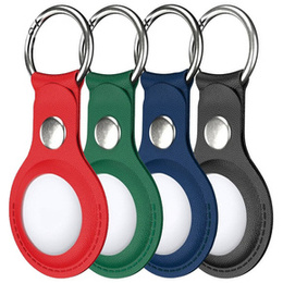 4x Etui do Apple AirTag, Obudowa PU Leather Grain, 4 kolory