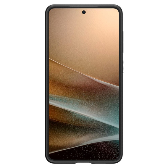 Etui Spigen do Samsung Galaxy S25 Edge, Liquid Air, czarne + Szkło Hartowane 9H