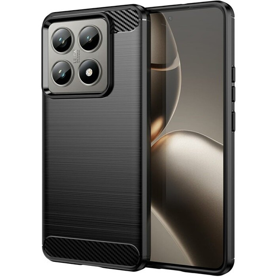 Etui do Xiaomi 14T Pro, Carbon, czarne