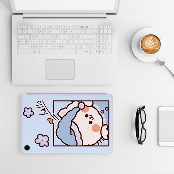 Etui do Samsung Galaxy Tab A9+, blue cat