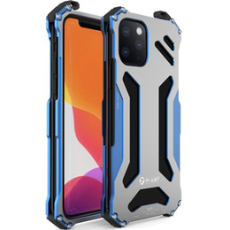 Etui R-JUST do iPhone 13 Pro, pancerne Hollow Armour, niebieskie