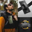 Etui do Samsung Galaxy S25 Ultra, Tongate MECH Series, Klips do paska, zielone