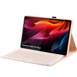 Etui z klawiaturą do Lenovo Tab K11 Plus, różowe