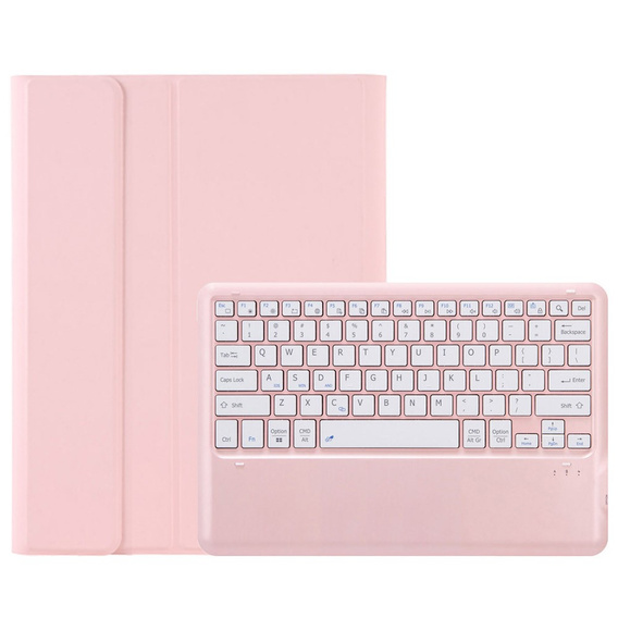 Etui z klawiaturą Bluetooth do Lenovo Idea Tab Pro / Tab P12 – różowe