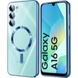 Etui do Samsung Galaxy A16 / A16 5G, Electro MagSafe, niebieskie + Szkło na ekran