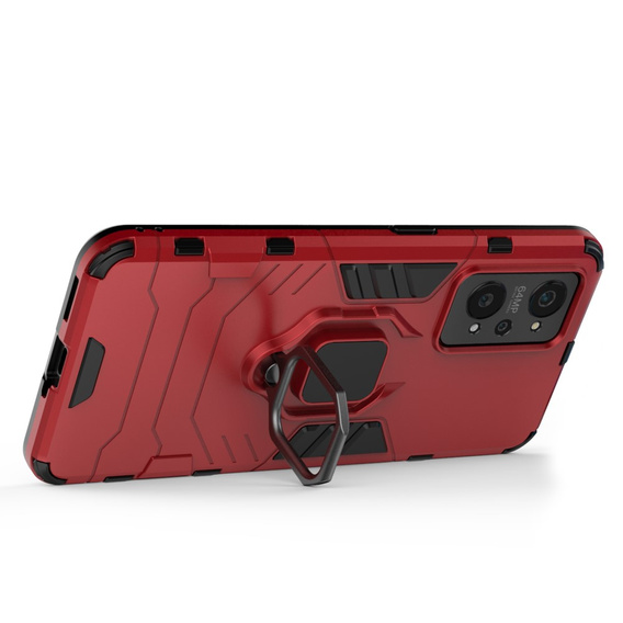 Etui do Realme GT 2 5G / GT Neo 2 / GT Neo 3T, Kickstand Ring, czerwone