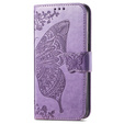 Etui z klapką do Samsung Galaxy A05s, Butterfly, fioletowe