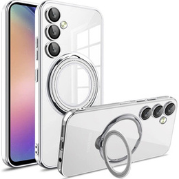 Etui Magnetyczne do Samsung Galaxy A54 5G, do MagSafe, srebrne