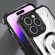 Etui Dropproof do MagSafe do iPhone 15 Pro Max, czarne / przezroczyste