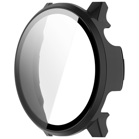 2w1 Etui + Szkło Hartowane do Garmin Venu 4 45mm, czarne