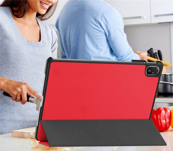 Etui z klapką do Huawei MatePad 11.5 2025, Smartcase, czerwone