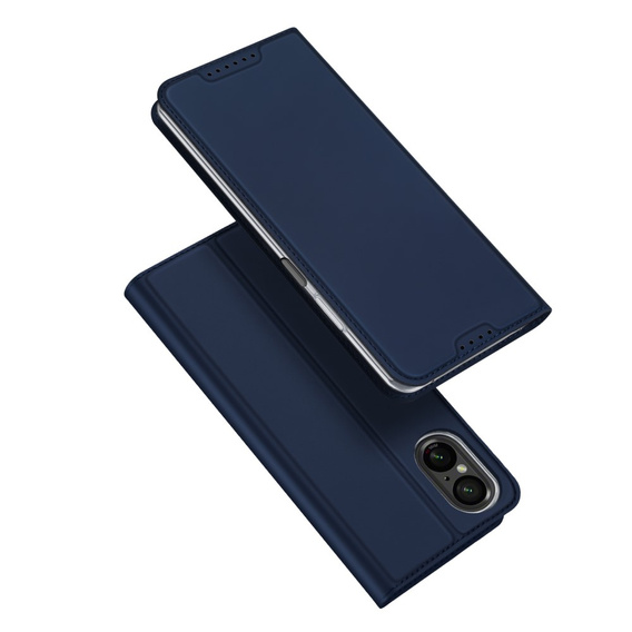 Etui Dux Ducis do Sony Xperia 10 VI, Skinpro, granatowe