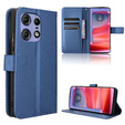 Etui z klapką do Motorola Edge 50 Pro, Wallet Smart Magnet, niebieskie