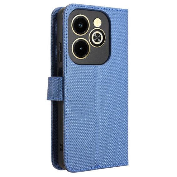 Etui z klapką do Infinix Hot 40i, Wallet Smart Magnet, niebieskie