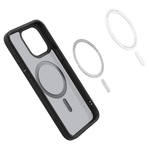 Etui Spigen z MagSafe do iPhone 15 Pro Max, Ultra Hybrid, Matowe Czarne