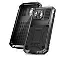 Etui pancerne do iPhone 16 Pro, R-JUST, czarne