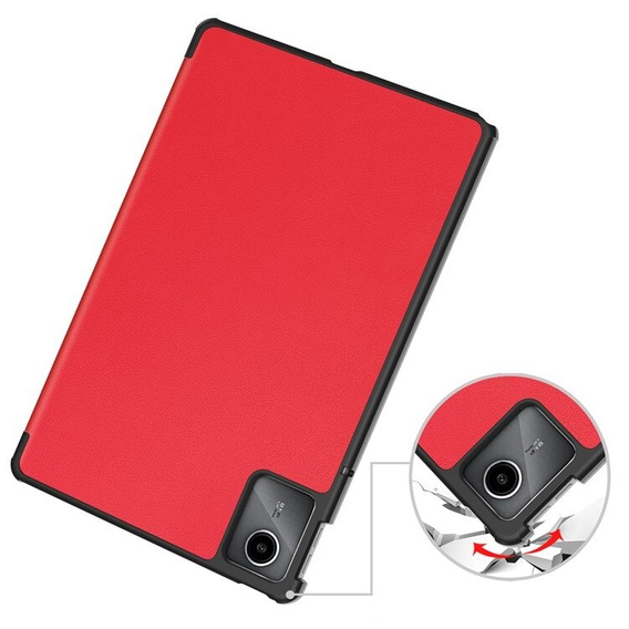 Etui do Lenovo Tab M11, Smartcase, czerwone