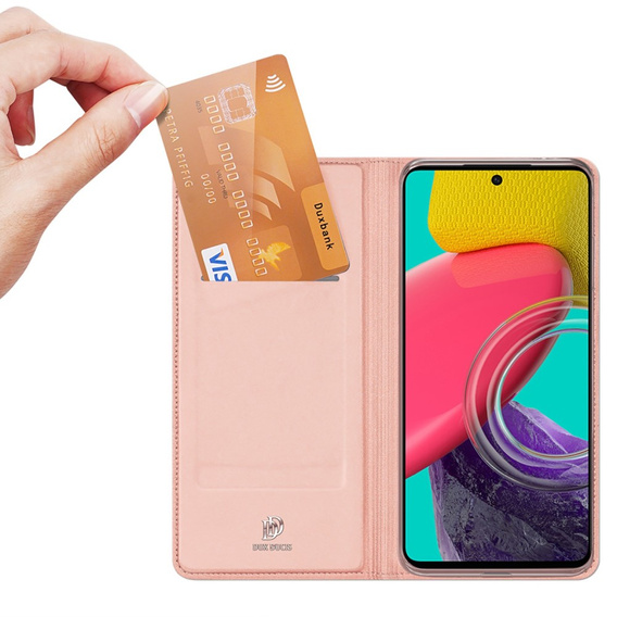 Etui Dux Ducis do Samsung Galaxy M53 5G, Skinpro, różowe rose gold