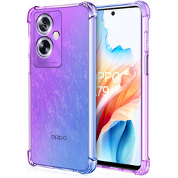 Etui Gradient Dropproof do Oppo A79 5G, Fioletowe / niebieskie