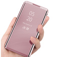 Etui do Samsung Galaxy S20 Ultra, Clear View, różowe rose gold