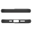 Etui Spigen do iPhone 16E, MagSafe, Liquid Air, czarne + Szkło Hartowane 9H