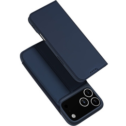 Etui z klapką Dux Ducis do iPhone 17 Pro, Skin Pro, granatowe