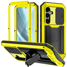 Etui pancerne do Samsung Galaxy S25+ Plus, R-JUST, żółte