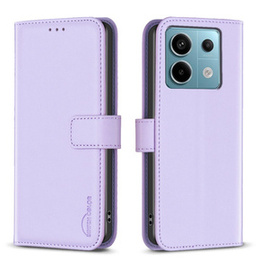 Etui z klapką do Xiaomi Redmi Note 13 Pro 5G,BINFEN Wallet, fioletowe