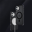 Etui pancerne do iPhone 17, Matt Case, do MagSafe, matowe z czarną ramką