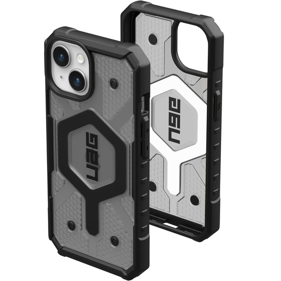 Etui Urban Armor Gear do iPhone 15 Pro, Pathfinder MagSafe, szare