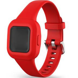 Pasek Silikonowy do Garmin Vivofit Jr 3, Czerwony