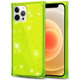 Etui Square Glitter do iPhone 12 Pro Max, Green