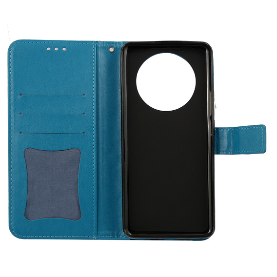 Etui z klapką do Realme 11 Pro 5G / Pro+ 5G, Mandala, niebieskie